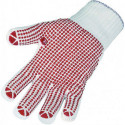 Gant taille 9 rouge EN 388 catégorie EPI II coton (intérieur)/Polyamide (extérieur) ASATEX (Par 12)