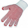 Gant taille 9 rouge EN 388 catégorie EPI II coton (intérieur)/Polyamide (extérieur) ASATEX (Par 12)