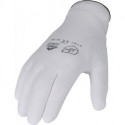 Gant taille 10 blanc EN 388 catégorie EPI II nylon avec polyuréthane ASATEX (Par 12)