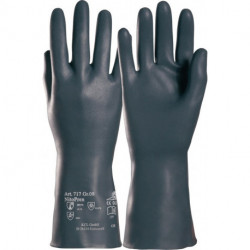 Gant de protection chimique Nitopren 717 taille 9 gris foncé EN 388, EN 374 catégorie III HONEYWELL (Par 10)