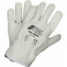 Gant Driver taille 11 gris cuir bovin plein EN 388 catégorie EPI II NITRAS (Par 12)