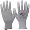 Gant taille XL (9) gris/blanc EN 388 EN 16350 catégorie EPI II nylon-carbone av (Par 12)