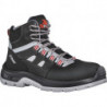 Botte de sécurité Cross taille 40 noir/gris/rouge S3 SRC EN ISO 20345 cuir velours/matériau mesh U.POWER