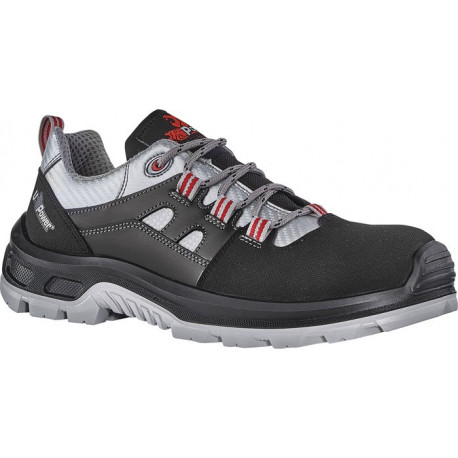 Chaussure de sécurité Corner taille 42 noir/gris/rouge S3 SRC EN ISO 20345 cuir