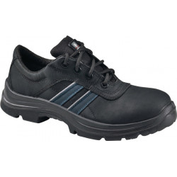 Chaussure de sécurité Andy Low taille 43 noir avec garnitures bleues S3 SRC EN I