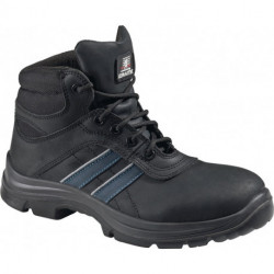 Botte de sécurité Andy High taille 42 noir/bleu S3 SRC EN ISO 20345 cuir de buff