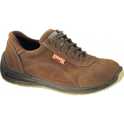 Chaussure de sécurité Viper taille 47 marron S2 SRC EN ISO 20345 cuir velours LE