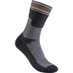 Chaussette renforcée Dibbersen taille 39-42 noir/gris 30 % Coolmax 60 % CO 10 % PA FELDTMANN