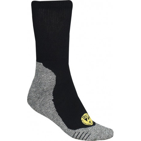 Chaussette renforcée Perfect Fit Socks taille 39-42 noir/gris ELTEN