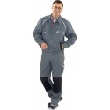 Blouson à ceinture Canvas 320 Taille 46 gris/noir 65 % PES / 35 % coton PLANAM