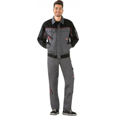 Blouson à ceinture Highline taille 60 ardoise/noir/rouge