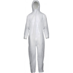 Combinaison jetable taille XL blanc catégorie EPI I ASATEX