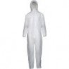 Combinaison jetable taille XL blanc catégorie EPI I ASATEX