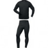 Set sous-vêtements fonctionnels therm. DELPHI taille M noir ELYSEE