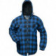 Chemise thermolactyl Alberta taille L bleu/noir à carreaux CRAFTLAND