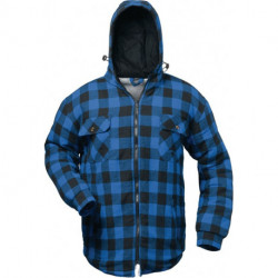 Chemise thermolactyl Alberta taille XXL bleu/noir à carreaux CRAFTLAND