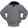 Pullover taille XL noir/blanc moucheté SCHEIBLER