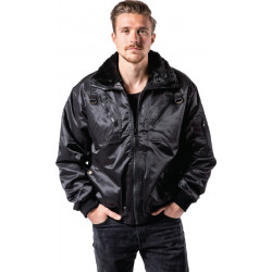 Veste de pilote combinée 4 en 1 taille L 54/56 noir