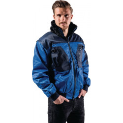 Veste de pilote combinée 4 en 1 taille XXXL bleu roi/bleu hydron