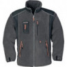 Veste polaire taille XXXL gris foncé/noir/orange TERRATREND