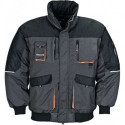 Blouson de pilote taille XL gris foncé/noir/orange TERRATREND