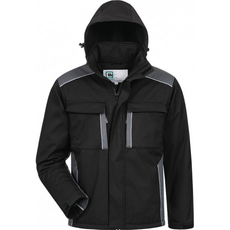 Veste en softshell Posen taille XXXXL noir/gris ELYSEE