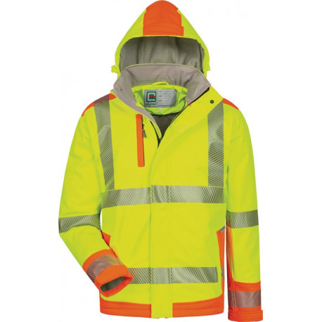 Veste softshell de signalisation Rickmer taille XXXL jaune/orange ELYSEE