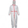 Combinaison de protection CoverStar Plus® taille XL (58/60) blanc/rouge catégori