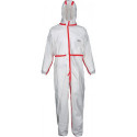 Combinaison de protection CoverStar Plus® taille XXL (62/64) blanc/rouge catégor