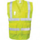 Gilet de signalisation ALBIN taille M jaune EN ISO 20471 cl. EN ISO 13688 SAFESTYLE