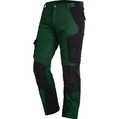Pantalon de travail FLORIAN taille 56 vert/noir FHB