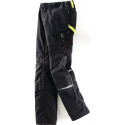 Pantalon à ceinture Terrax Workwear taille 48 noir/limette 65 % PES / 35 % CO TERRAX