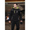 Blouson professionnel en softshell Terrax Workwear taille L noir/limette TERRAX
