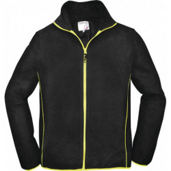 Veste en polaire pour homme taille L noir/limette TERRAX