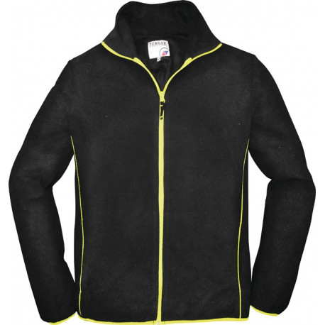 Veste en polaire pour homme taille XL noir/limette TERRAX