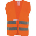 Gilet de signalisation taille universal orange EN 20471 Kl. 2 ASATEX