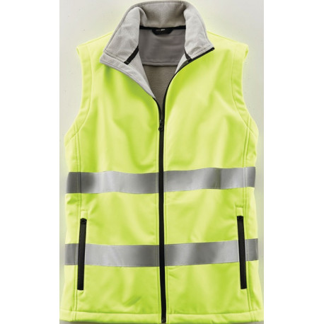 Gilet de signalisation Terrax Workwear taille M jaune EN 20471 Kl. 2 TERRAX