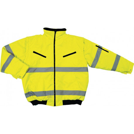 Blouson aviateur de signalisation taille XXXL jaune PREVENT