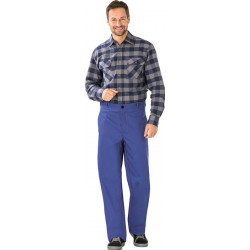 Pantalon à ceinture de soudage taille 48 bleu granuleux