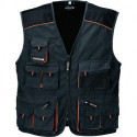 Veston taille 54 gris foncé/noir/orange TERRATREND