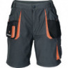 Short pour hommes taille 50 gris foncé/noir/orange TERRATREND