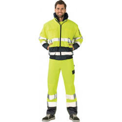 Veste confort de signalisation taille L jaune/marine