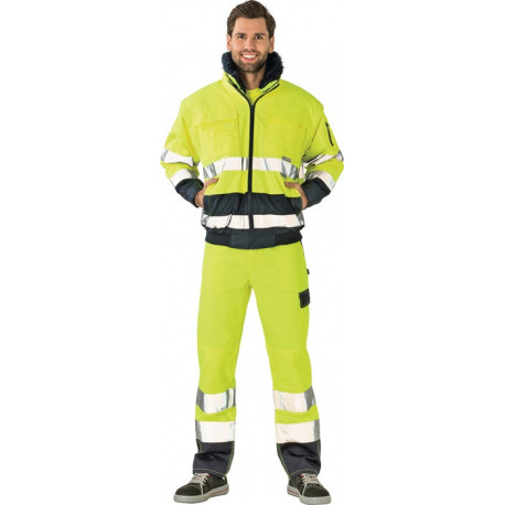 Veste confort de signalisation taille XXL jaune/marine