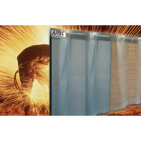 Rideau de soudure SV 1418BW l.1400xH1800 mm couleur olive JUTEC