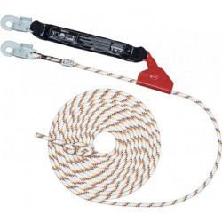Antichute coulissant MAS SK 12 EN353-2 longueur 20 m D. de la corde 12 mm MAS