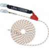 Antichute coulissant MAS SK 12 EN353-2 longueur 20 m D. de la corde 12 mm MAS