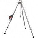 Tripode avec enrouleur anti-chute EN 795b catégorie EPI III 19,0 kg aluminium MAS