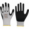 Gant LeikaFlex Touch 1464 taille 7 gris/noir EN 388 catégorie EPI II nylon/carbone av micro-mousse de nitrile 12 LEIPOLD (Par 12)