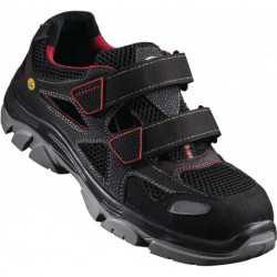 Sandale de sécurité THILO AIR taille 46 noir/rouge matériau textile/mesh S1 SRC
