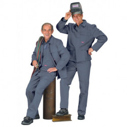 Veste de protection pour soudeur taille 52 gris 1 pièce